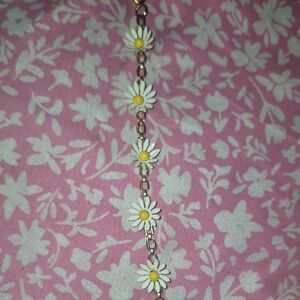 Daisy Flower Chain Bracelet